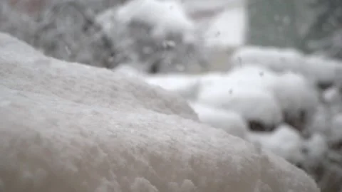 Snowfall continues Stock Footage 169419053