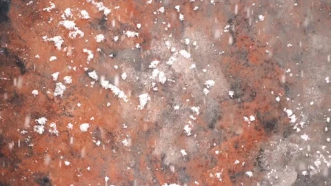 Snowfall continues Stock Footage 169420524