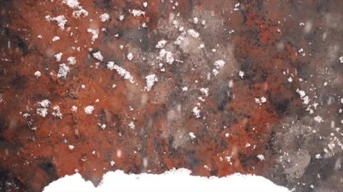 Snowfall continues Stock Footage 169420528