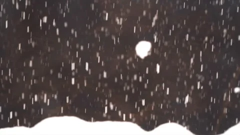 Snowfall continues Stock Footage 169420788