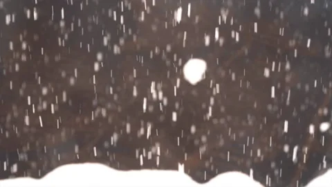 Snowfall continues Stock Footage 169421015