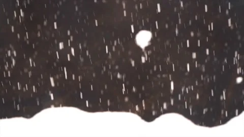 Snowfall continues Stock Footage 169421057