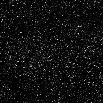 Snowfall on a dark background with copy space. Postcard Template Foto stock