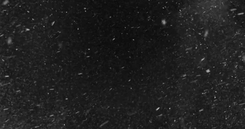 Snowfall on a dark background Stock Footage 128422033