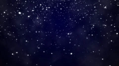 Snowfall on darkly dark blue background. Snowflakes. Stock Footage 8777105