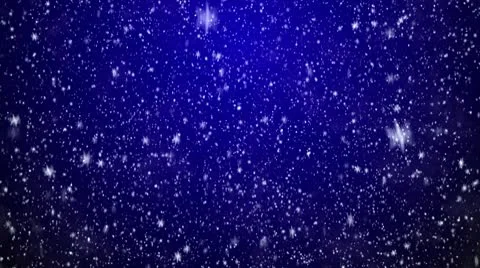 Snowfall on darkly dark blue background. Snowflakes. Stock Footage 8968441