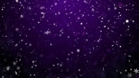 Snowfall on darkly dark blue background. Snowflakes. Video stock 10561107