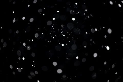 Snowfall. Design pattern to overlay the image and create a snowfall effect Fotos Stock
