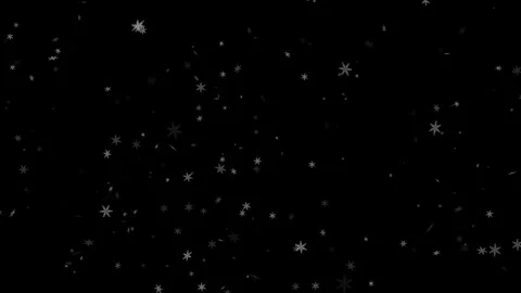 Snowfall Effect 4K UHD Cinematic Winter Video Background Stock Footage 344706046