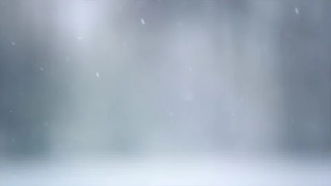 Snowfall. Falling snow nature background. Blurred winter backdrop with snow Stock Footage 147964527