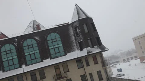 Snowfall Stockbeeldmateriaal 22567716