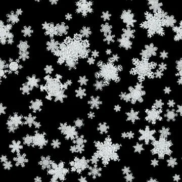 Snowfall generated texture Stock Illustration