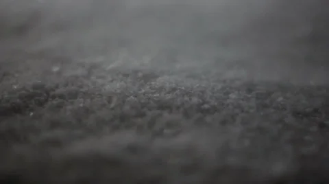 Snowfall on Ground CU Stockbeeldmateriaal 35825397