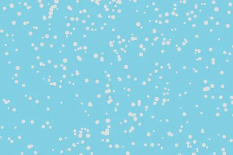 Snowfall illustration on light blue background Stock Illustration