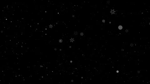 Snowfall Loop Animation for Cinematic Winter Scenes Stock Footage 333029100