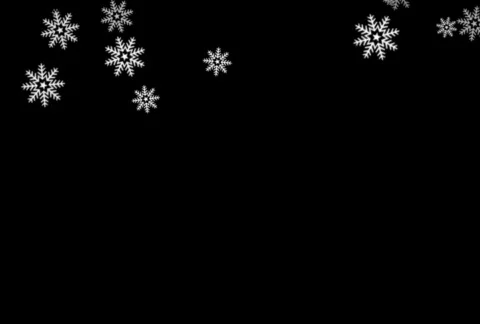 Snowfall (many snowflakes, any form, speedup) Stock Footage 294555