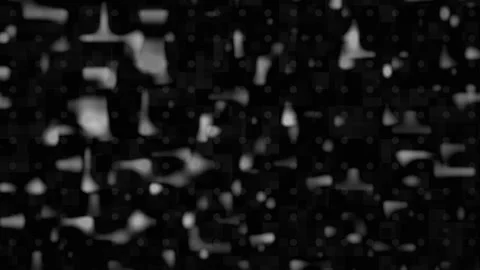 Snowfall motion background with abstract blurred shapes and bokeh during ni.. Video stock 343420028