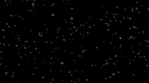 Snowfall motion graphics with dark background Stock Footage 123894568