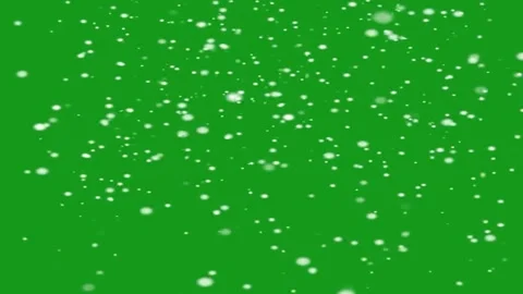 Snowfall motion graphics with green screen background Stock Footage 139083777