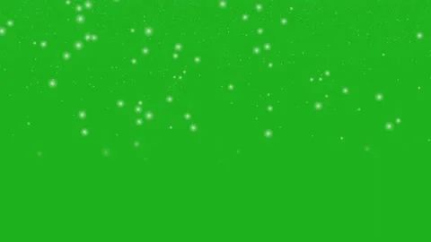 Snowfall motion graphics with green screen background Stock Footage 154208754