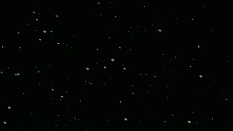 Snowfall motion graphics with night background Stock Footage 136035527