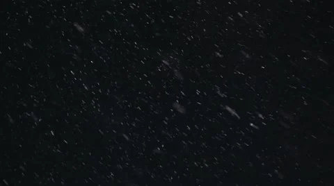 Snowfall at night, winter night Stock Footage 58869224