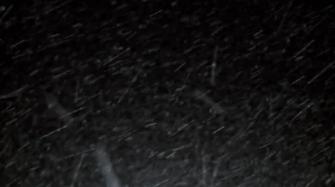 Snowfall (overlay white on black or alpha channel). Stock Footage