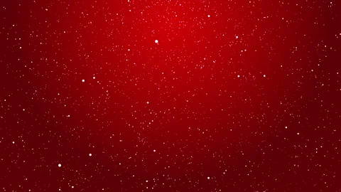 Snowfall Particles on Red Festive Background Stock Footage 323868417