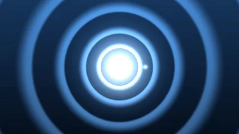 Snowfall with Radial Winter Glow Abstract Background Stock Footage 341738267