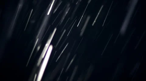 Snowfall In The Ray Of Light Stock Footage 20539263