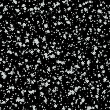 Snowfall seamless generated texture Stock Illustration