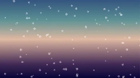 Snowfall, Snow background and 2d animati... | Stock Video | Pond5