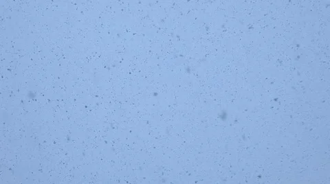 Snowfall. Snow flakes falling down in winter day Stock Footage 61932682