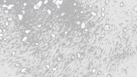 Snowfall Snowballs Snowflakes Alpha Video stock 262111801