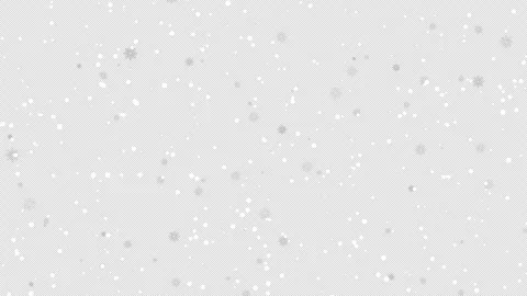 Snowfall with Snowflakes dropping down animation on Alpha Channel. Winter s.. Stock Footage 263091362