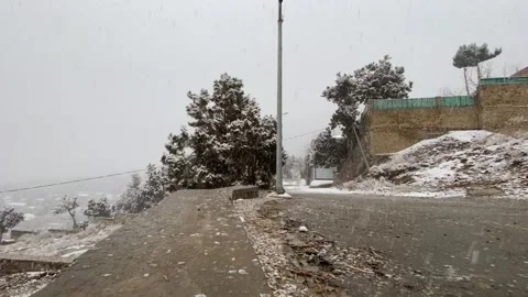 Snowfall Time lapse Stock Footage 167730018