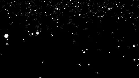 Snowfall on transparent background Vídeo Stock 98406493