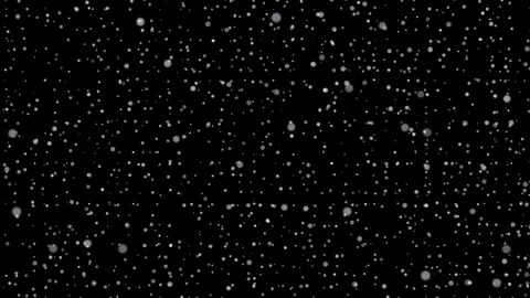 Snowfall white snow particles falling gently seamless loop animation Video stock 347087543