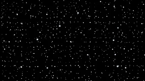 Snowfall white snow particles falling on dark backdrop seamless loop animation Video stock 347087905
