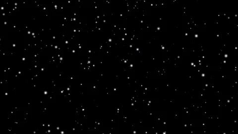 Snowfall white snow particles falling on dark backdrop seamless loop animation Video stock 347088226