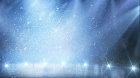 Snowfall. Winter full light background Stock Photos