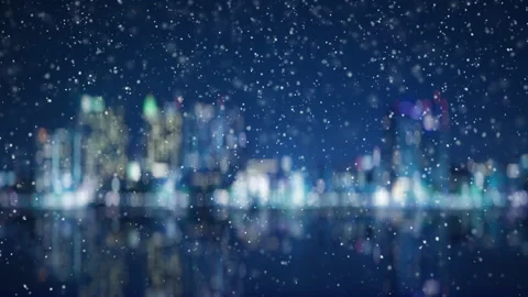 Wallpaper ID: 98453 / anime, night, mountains, building, snow, winter  Wallpaper