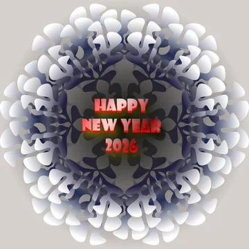 Snowflake 2026 Stock Illustration
