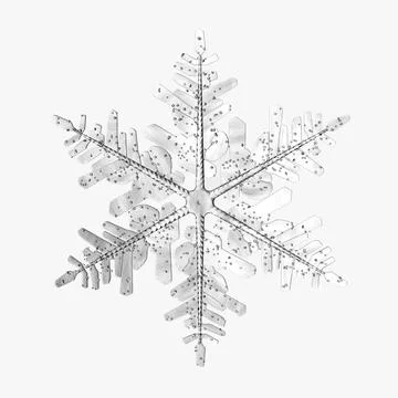 Snowflake 3 3D Model