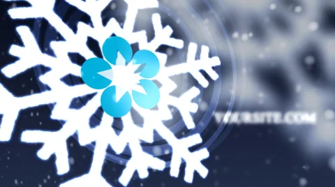 SNOWFLAKE After Effects stock