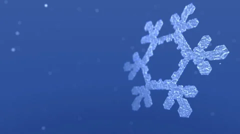 Snowflake and Flurries Stock Footage 57504525