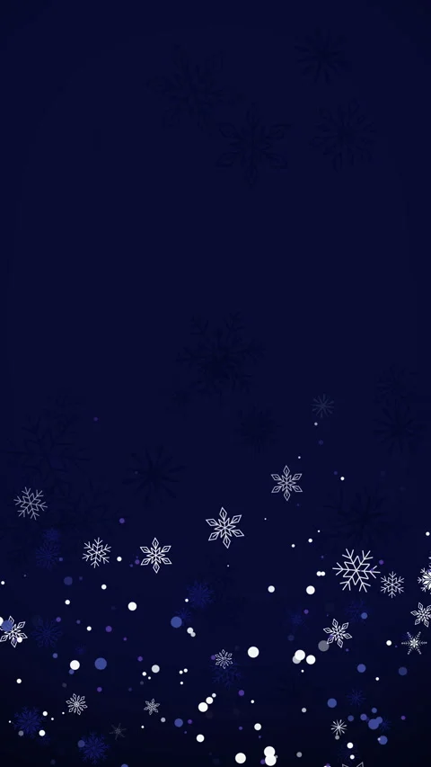Snowflake animated frame. Winter holiday blue background. Christmas Video stock 295221189