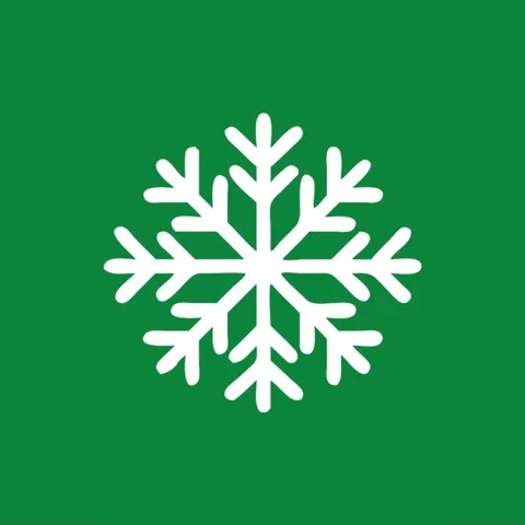 Snowflake animation effect Stock Footage 288689153