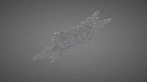SnowFlake Animation Stock Footage 268998359