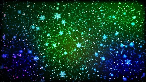 Snowflake Array Looping Animation Stock Footage 73309797
